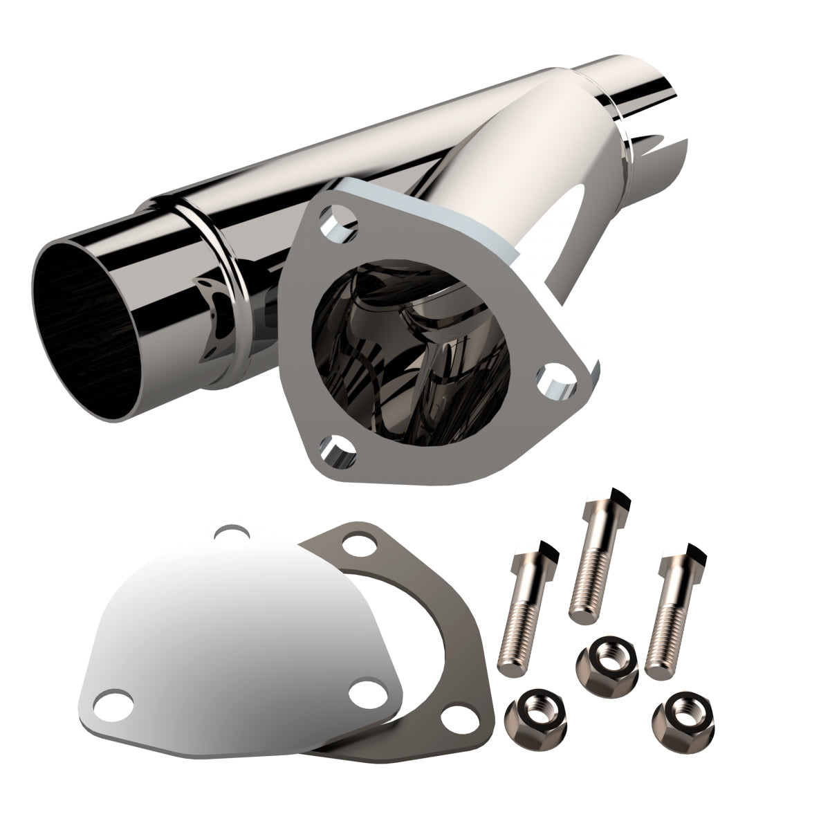 Quick Time 2.25 Inch Stainless Stee l Exhaust Cutout QTP10225