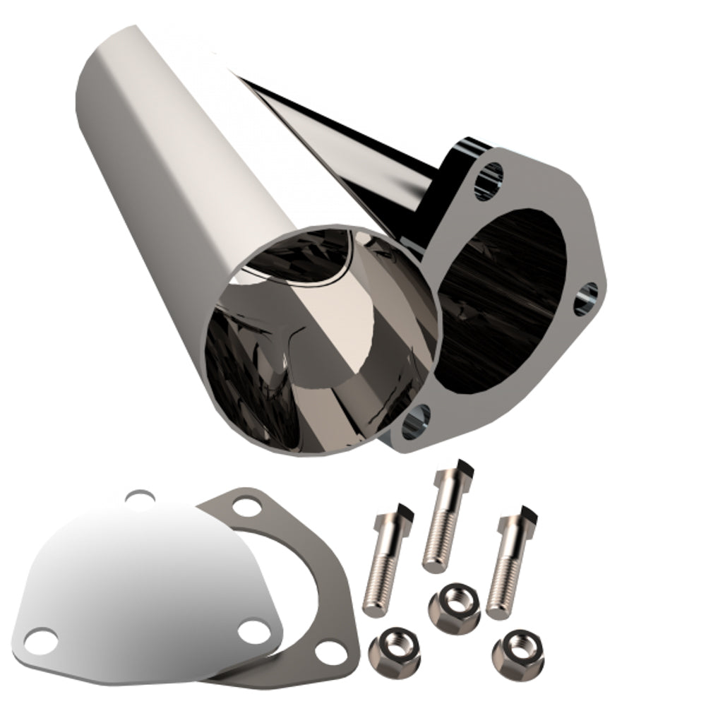 Quick Time 2.50 Inch Stainless Stee l Exhaust Cutout QTP10250