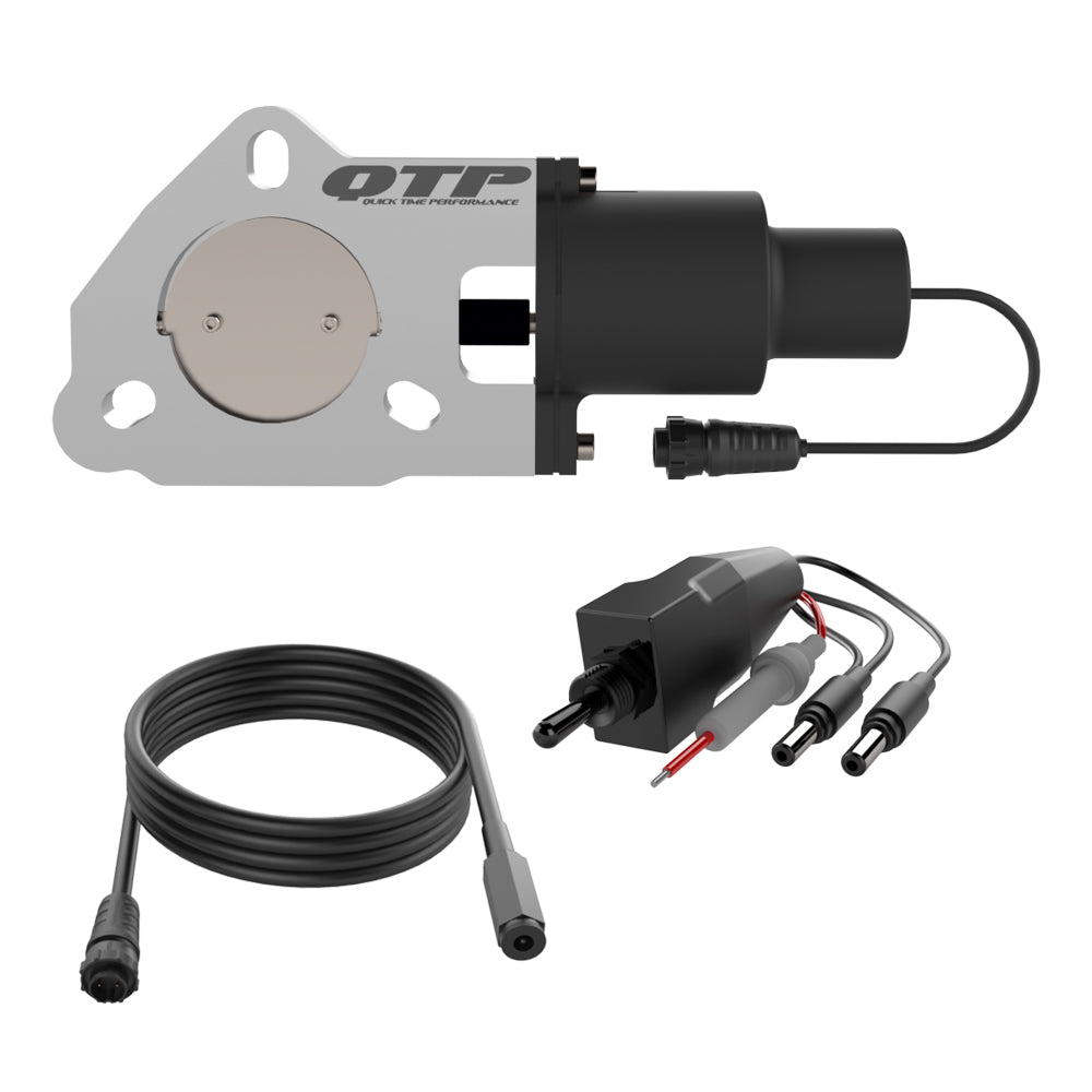Quick Time 2.50 Inch Electric E xhaust Cutout Valve QTPQTEC25