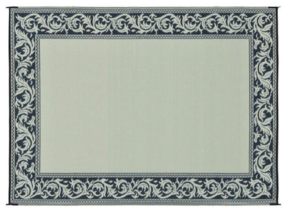 Mings Mark Classical Mat Black/Beige 9 X 12