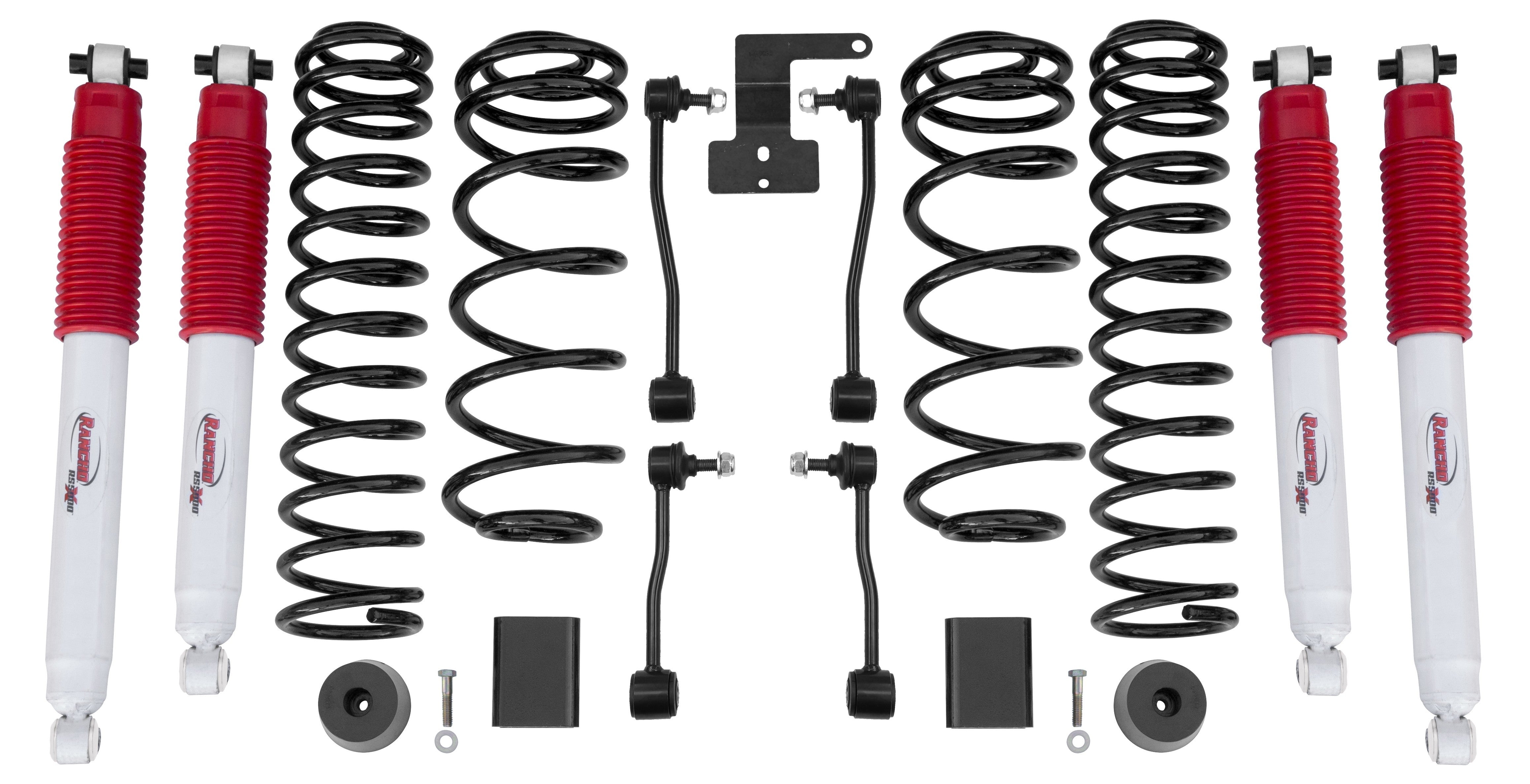 Rancho 18-20 Jeep Wrangler Fr and R Suspension System - Master Part Number - Two Boxes
 RS66121BR5