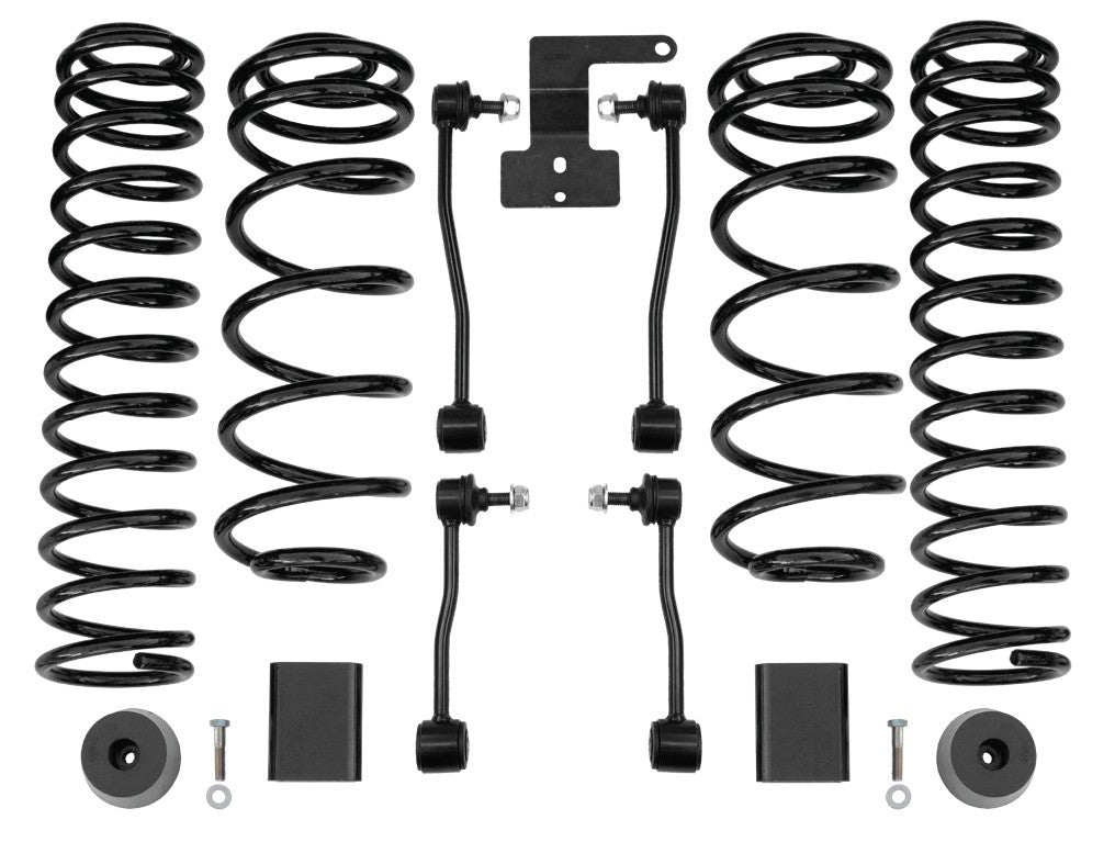 Rancho 21-22 Wrangler Unlimited 4XE 3in Sport Suspension System Master Part Number - Two Boxes RS66136BK