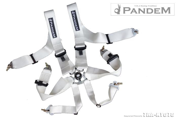 TRA Kyoto Pandem Seat Belt Harness - White