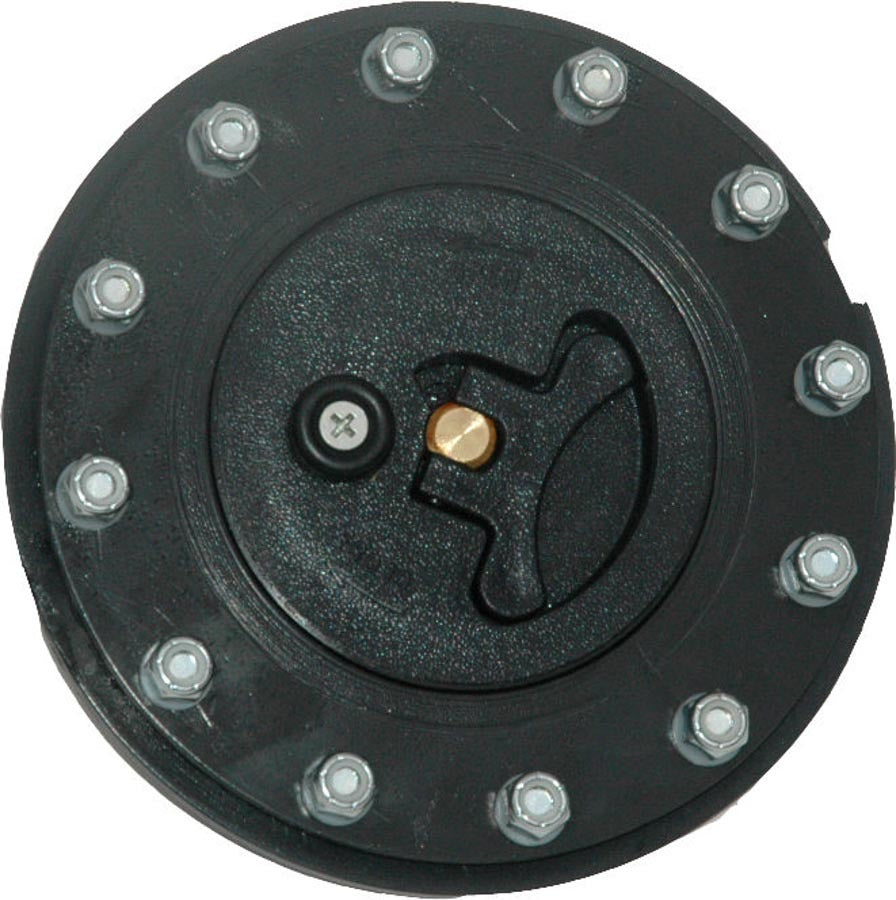 RCI Cap Flush Mount Black Plastic 12-Bolt RCI7030A