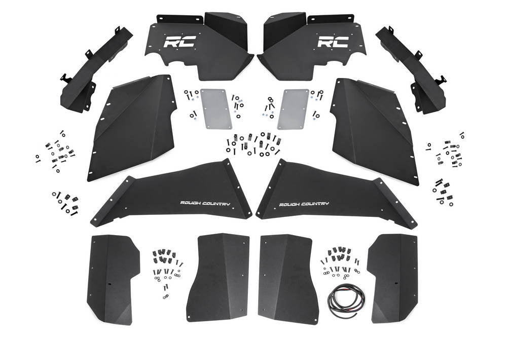 ROUGH COUNTRY Inner Fenders 07-18 Jeep Wrangler JK Front & Rear RCS10511