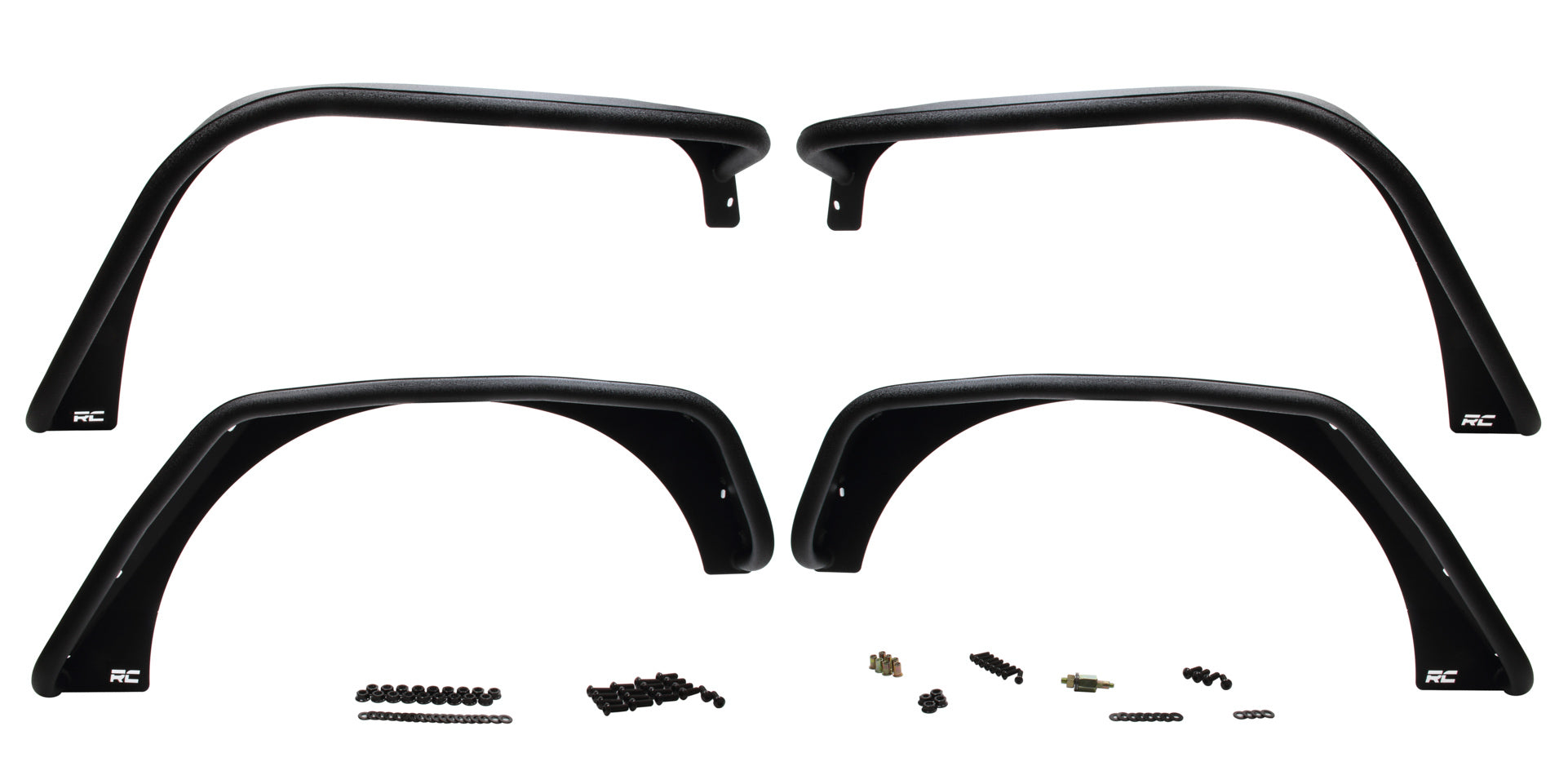 ROUGH COUNTRY 07-18 Jeep Wrangler JK F ront & Rear Fender Flare RCS10533