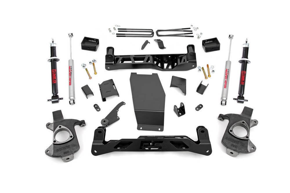 ROUGH COUNTRY GM 14-17 1500 5IN ALUMIN UM KNUCKLE KIT W/ STRUTS RCS224.23