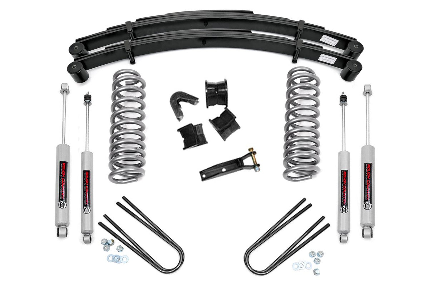 ROUGH COUNTRY 4in Ford Suspension Lift System RCS535.20