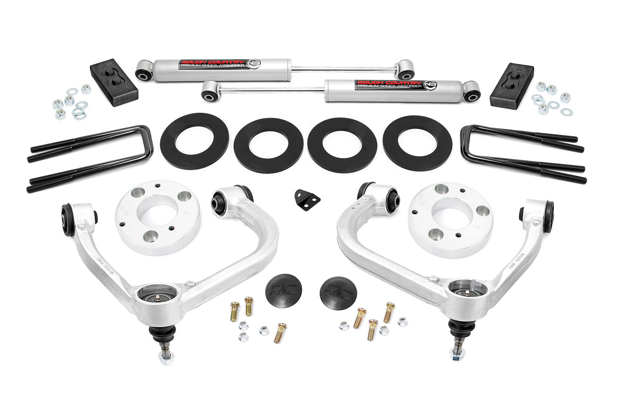 ROUGH COUNTRY 3in Ford Bolt-On Arm Lift Kit 21- Ford F150 RCS57730B