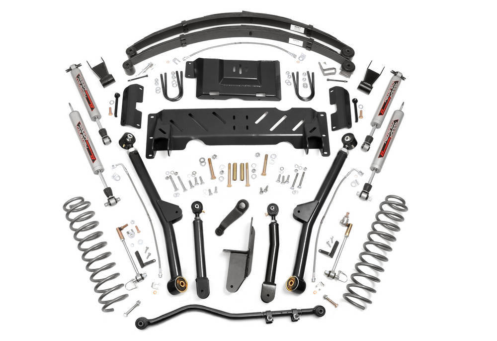 ROUGH COUNTRY 6.5in Jeep Long Arm Susp ension Lift System (84-0 RCS61822
