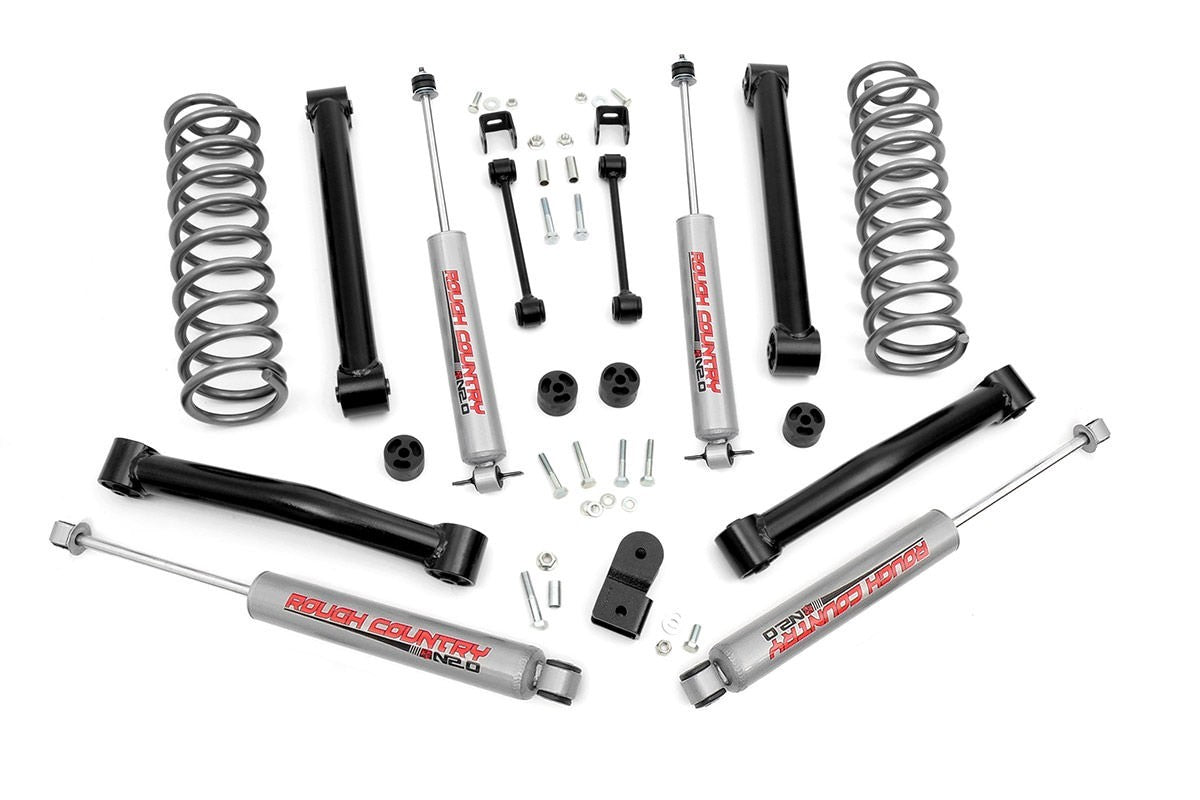 ROUGH COUNTRY 3.5in Jeep Suspension Li ft Kit (6cyl) RCS636.20