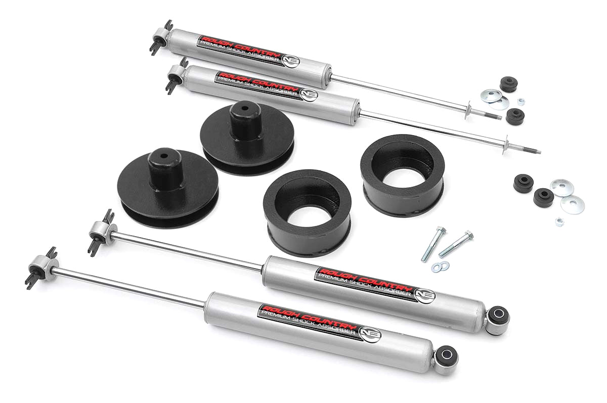 ROUGH COUNTRY 97-06 Jeep Wrangler TJ 2in Suspension Lift Kit RCS65830