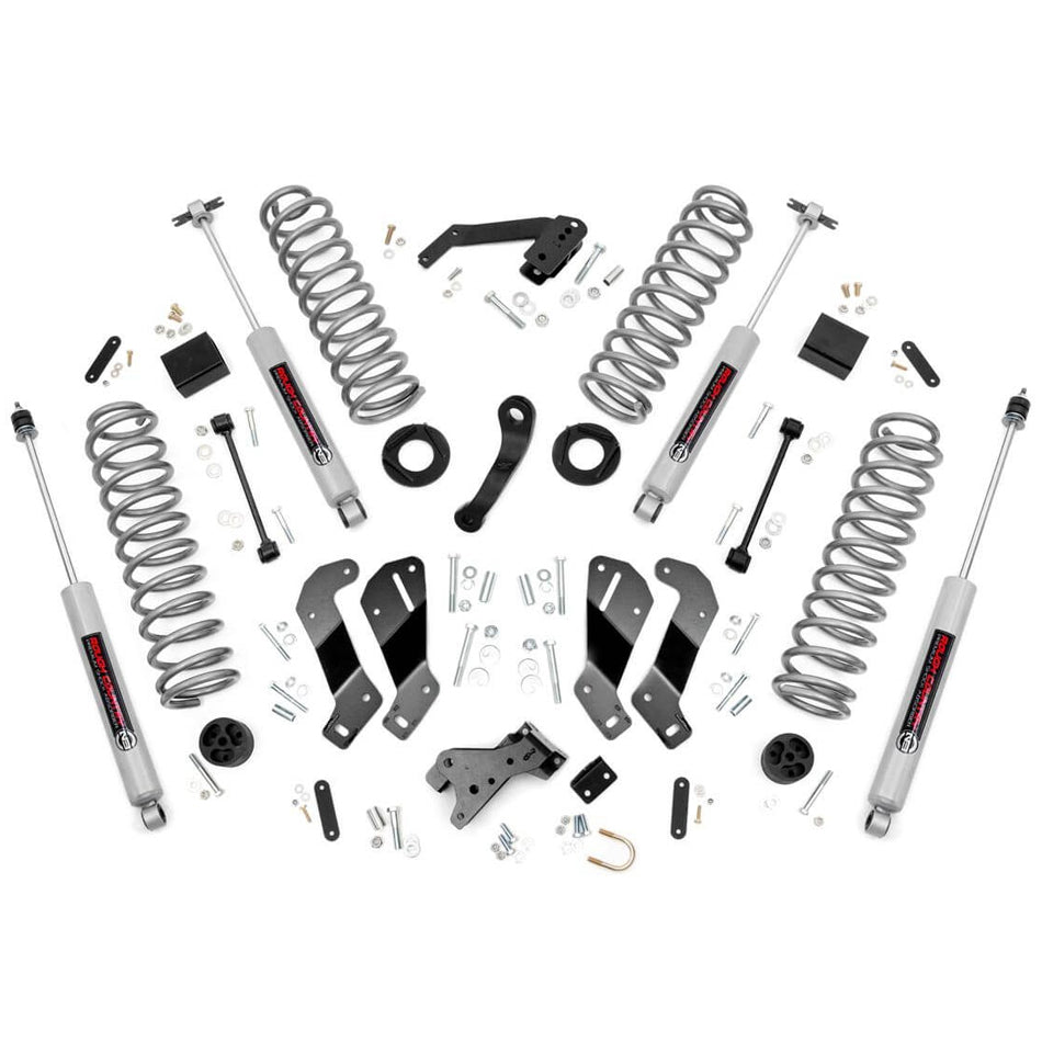 ROUGH COUNTRY 3.5in Jeep Suspension Li ft Kit 07-19 Wrangler JK RCS69430