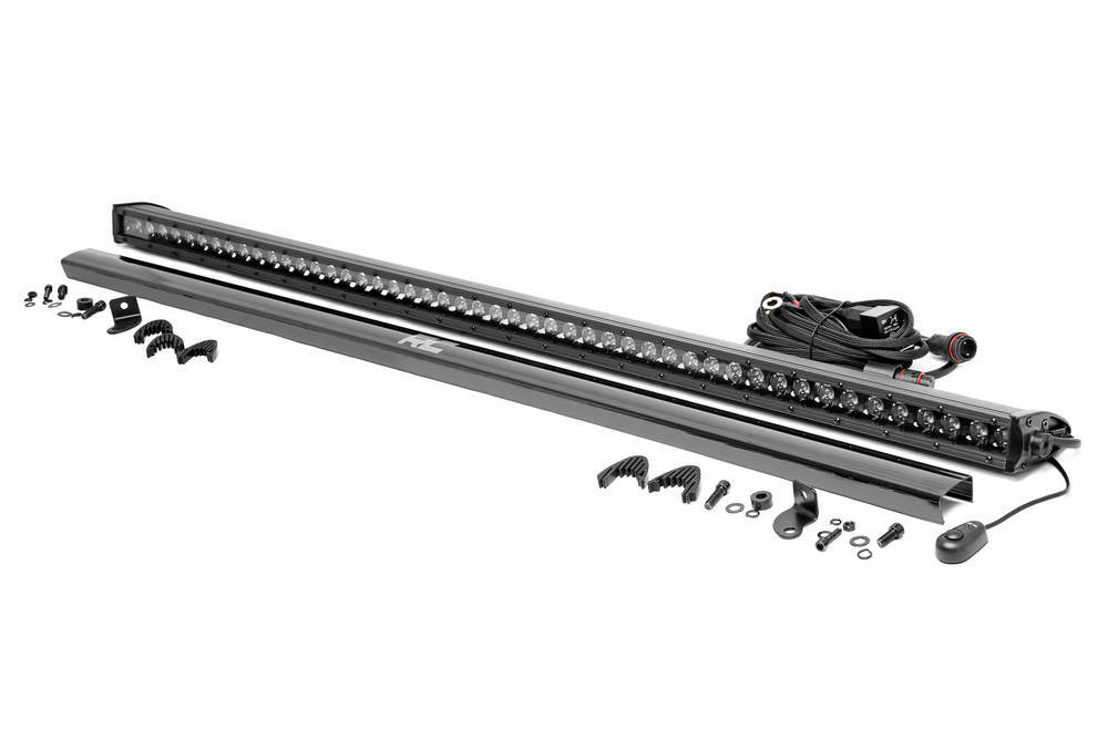 ROUGH COUNTRY 50in LED Light Bar Black Single Row RCS70750BL