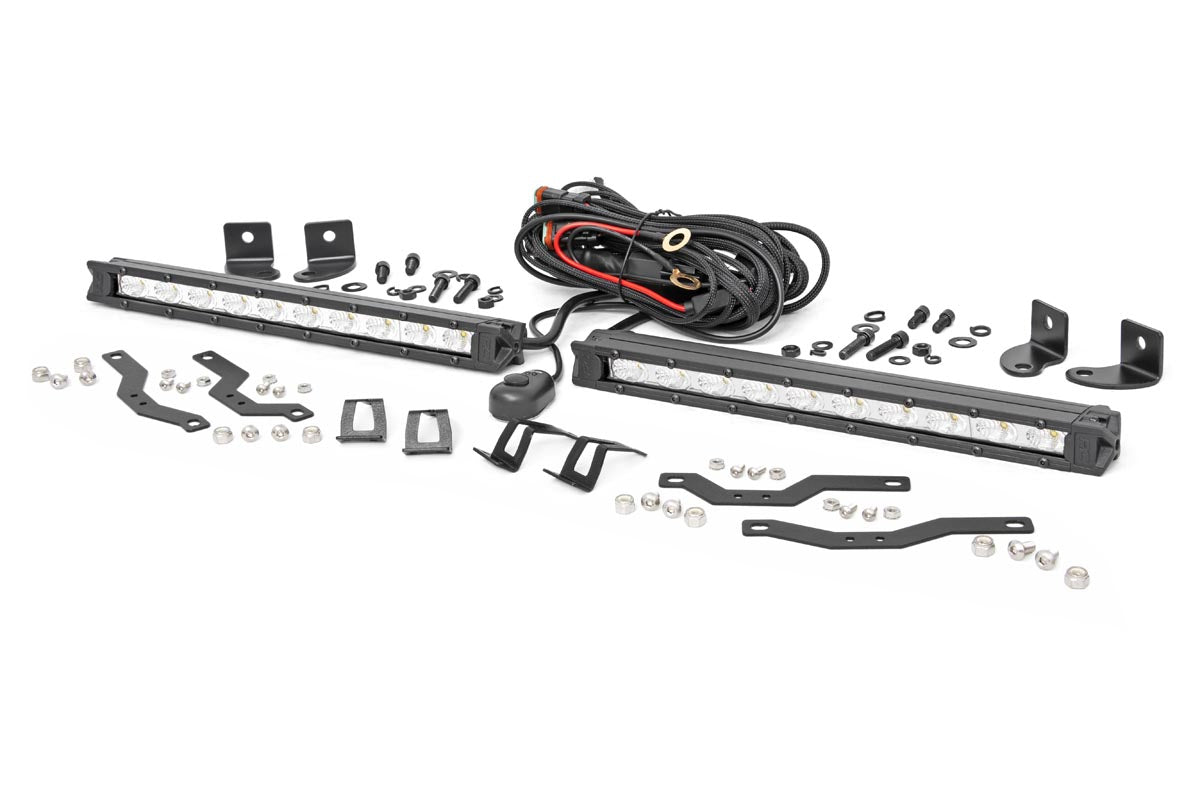 ROUGH COUNTRY 18- Ford F150 10in Dual LED Grille Light Kit RCS70809