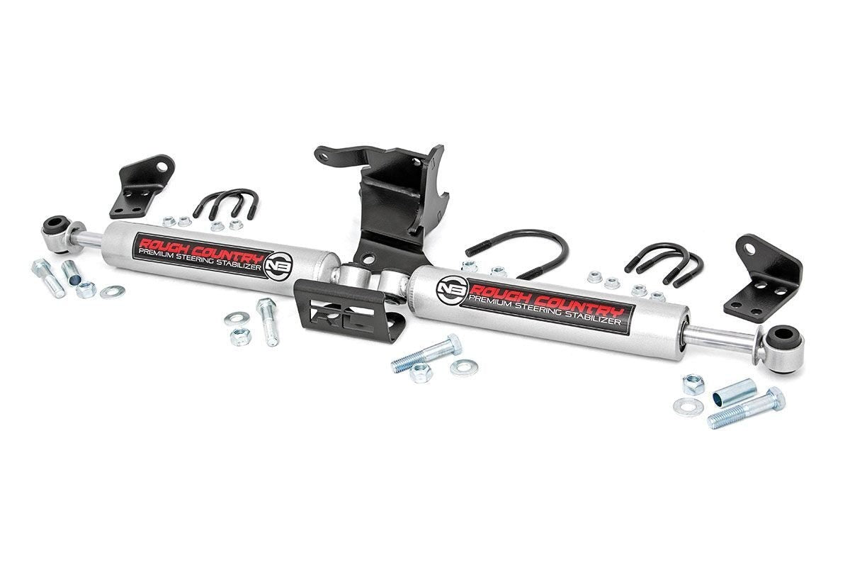 ROUGH COUNTRY 18-  Jeep JL N3 Dual Steering Stabilizer RCS87304