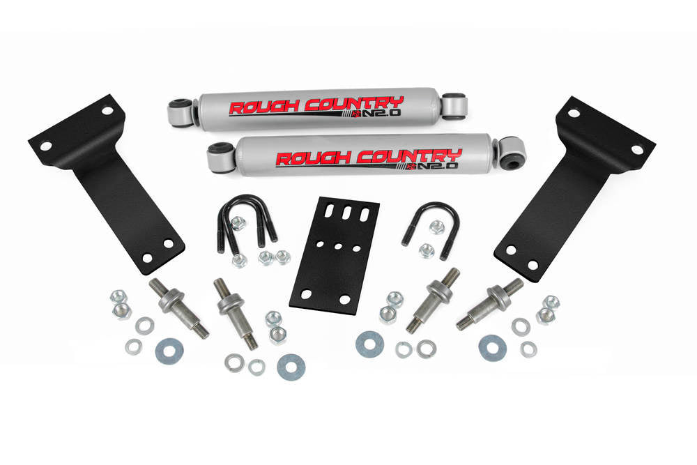 ROUGH COUNTRY Dual Steering Stabilizer RCS87490.20