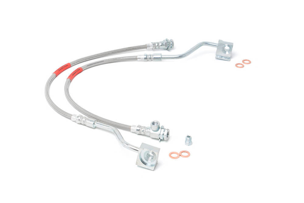 ROUGH COUNTRY 80-96 Ford F150 Front Extended Brake Lines RCS89310S