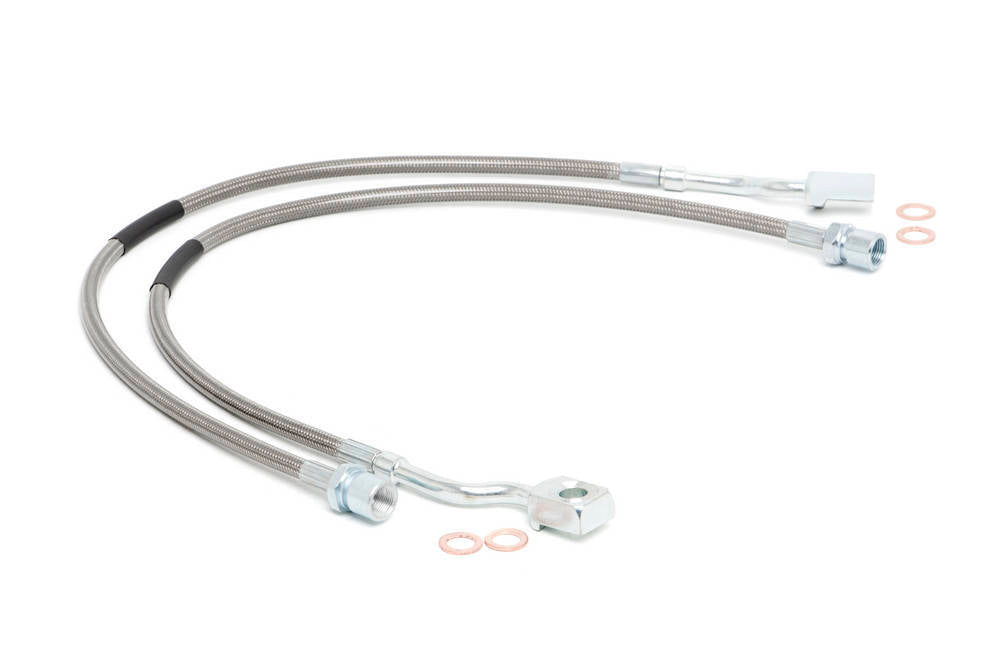 ROUGH COUNTRY 07-19 GM P/U 1500/2500HD Front Brake Lines RCS89370