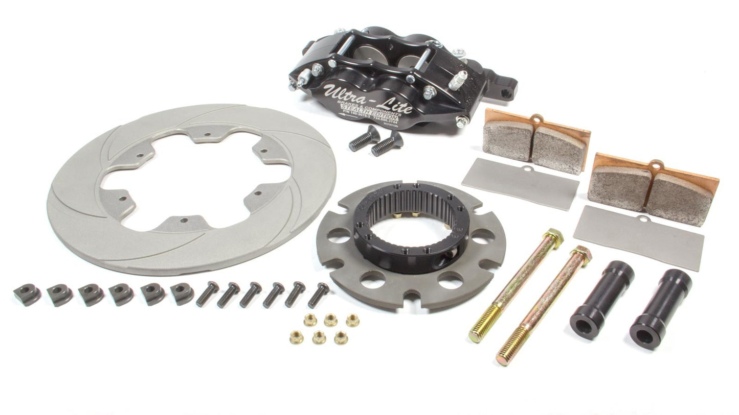 Red Devil / Ultra Lite Brakes Brake Kit Inboard New TI Rotor Black RDB410-8113B