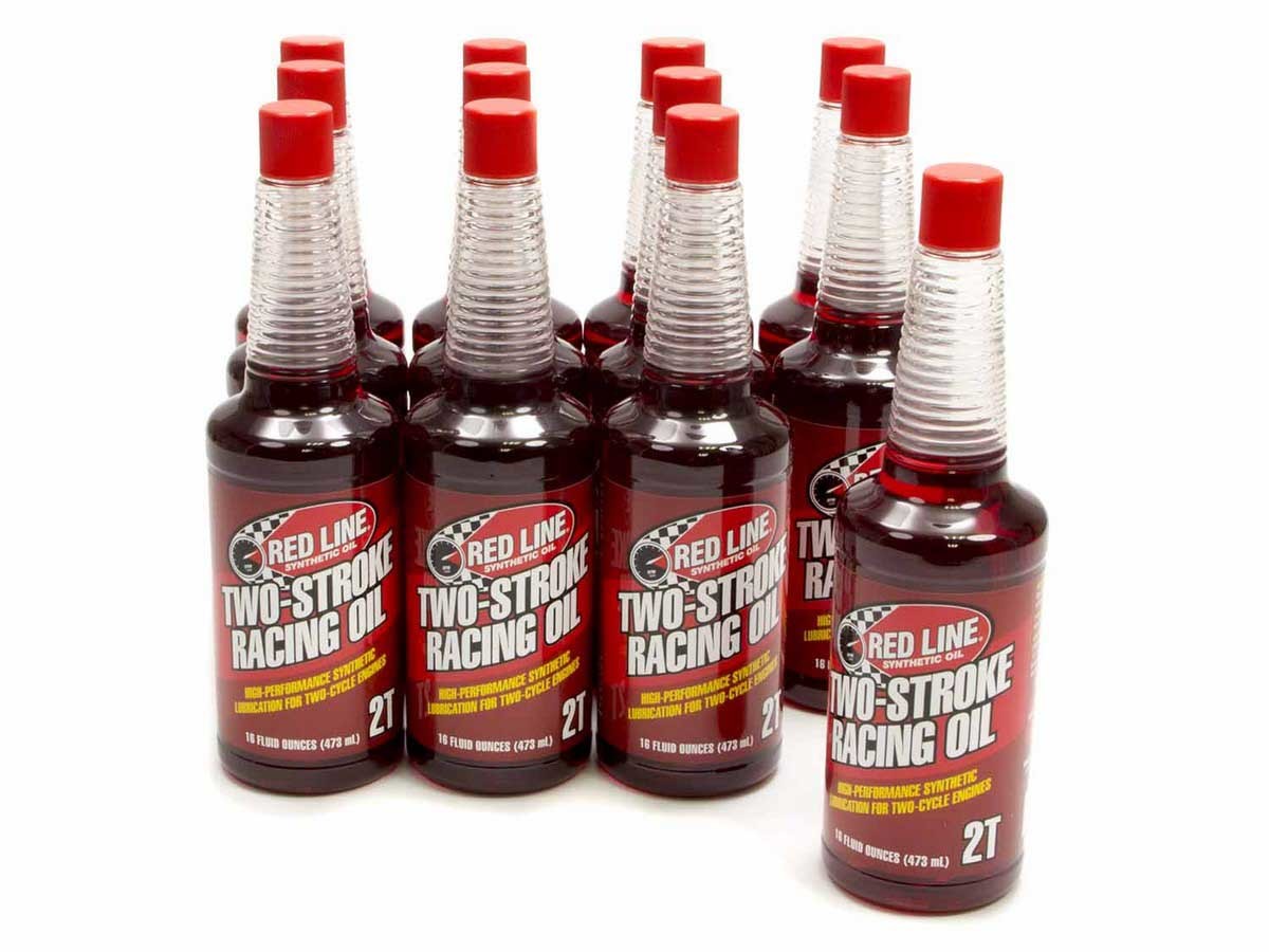 Redline 2 Cycle Racing Oil Case 12x16oz Bottles RED40623