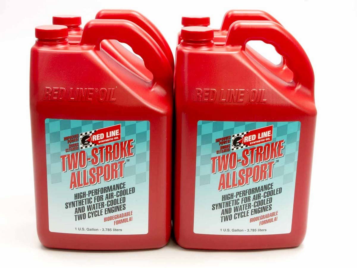 Redline Two Stroke Allsport Oil Case 4 x 1 Gallon RED40825