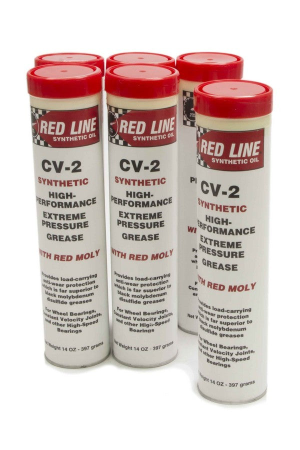 Redline CV-2 Synthetic Grease Cartridge Case/6-14oz RED80422