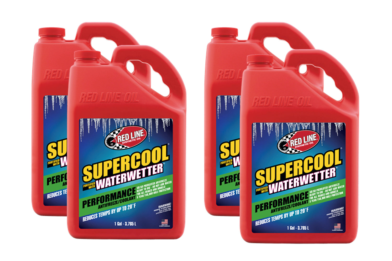 Redline Supercool Performance Coolant Case 4x1 Gallon RED81255