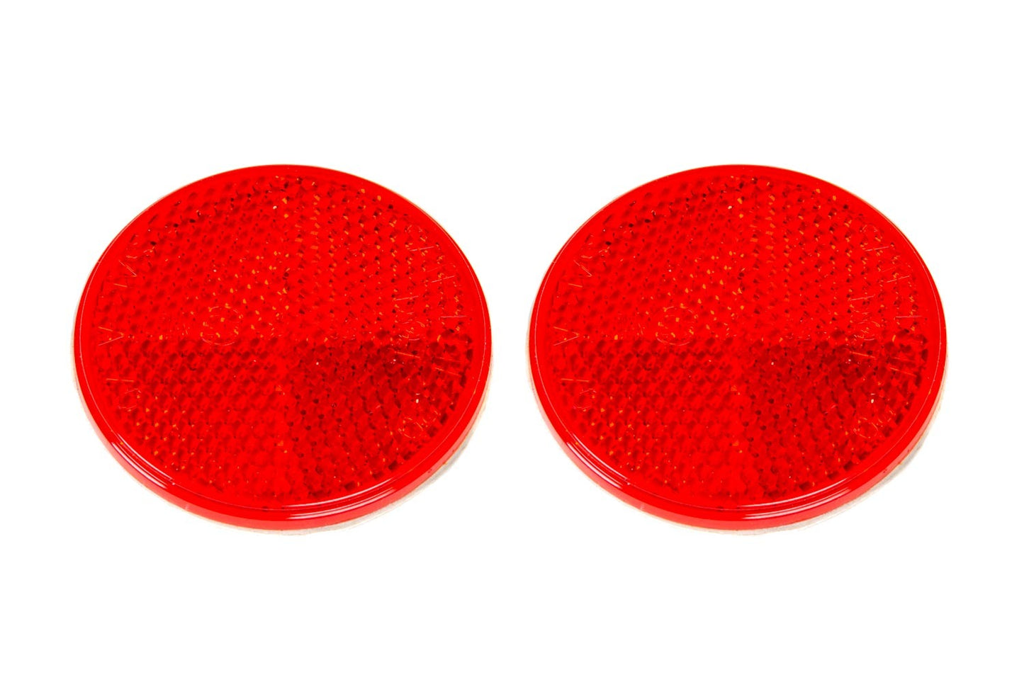 Reese Tow Power Reflector 2-3/16in Round Adhesive Mount Red REE74-55-010