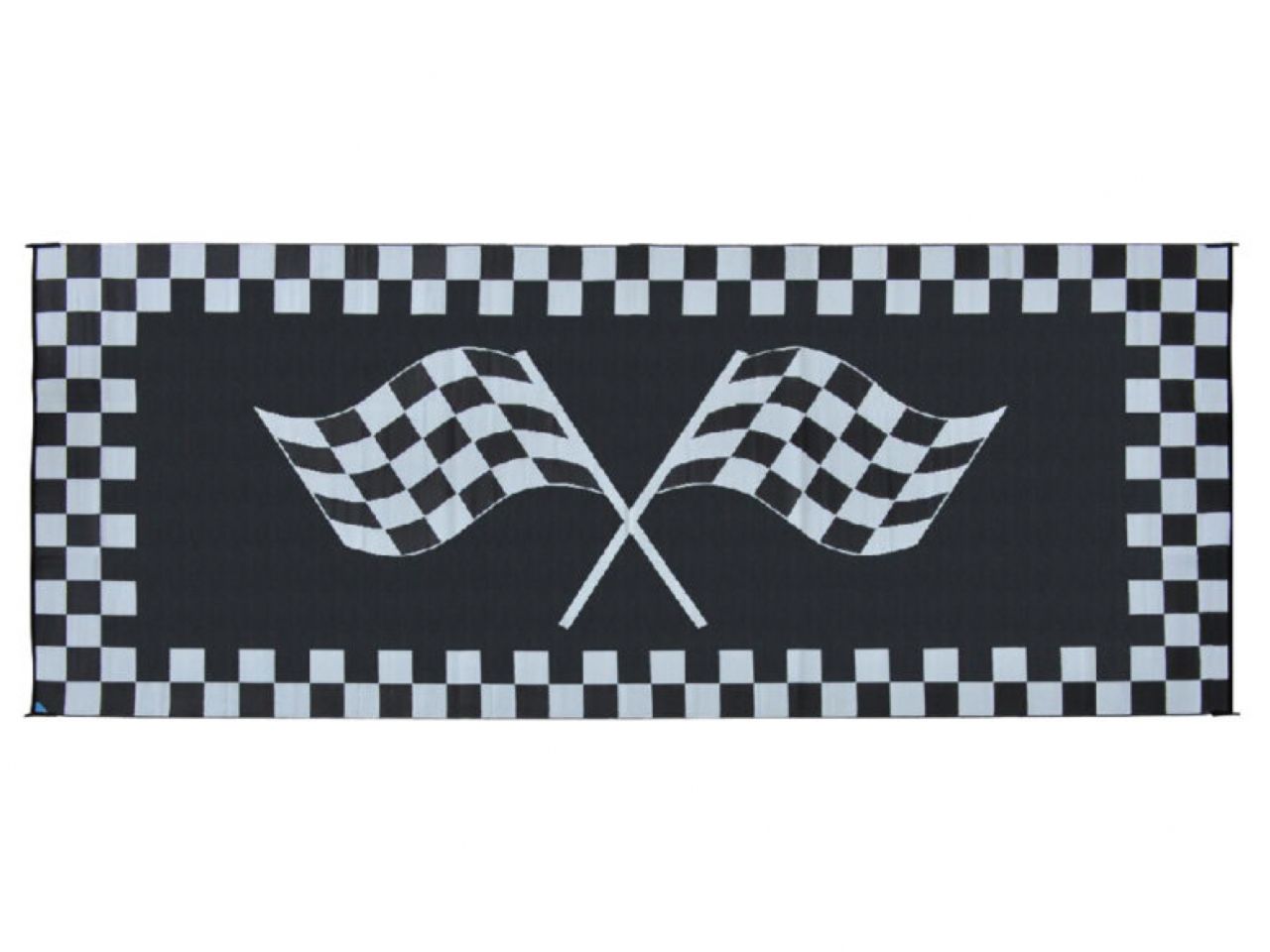 Mings Mark Racing Mat 8X20 Black/White