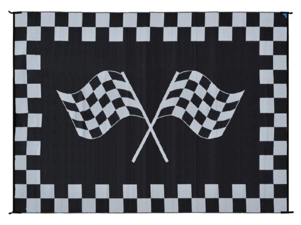 Mings Mark Racing Mat 9X12 Black/White