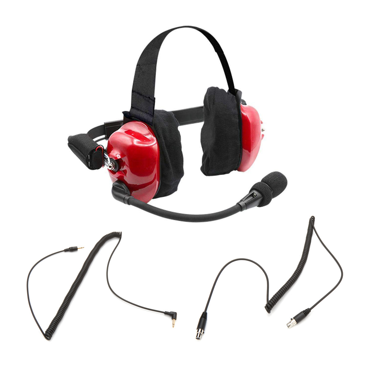 Rugged Radio Products Headset Track Talk Red Linkable Intercom RGRH80-RD