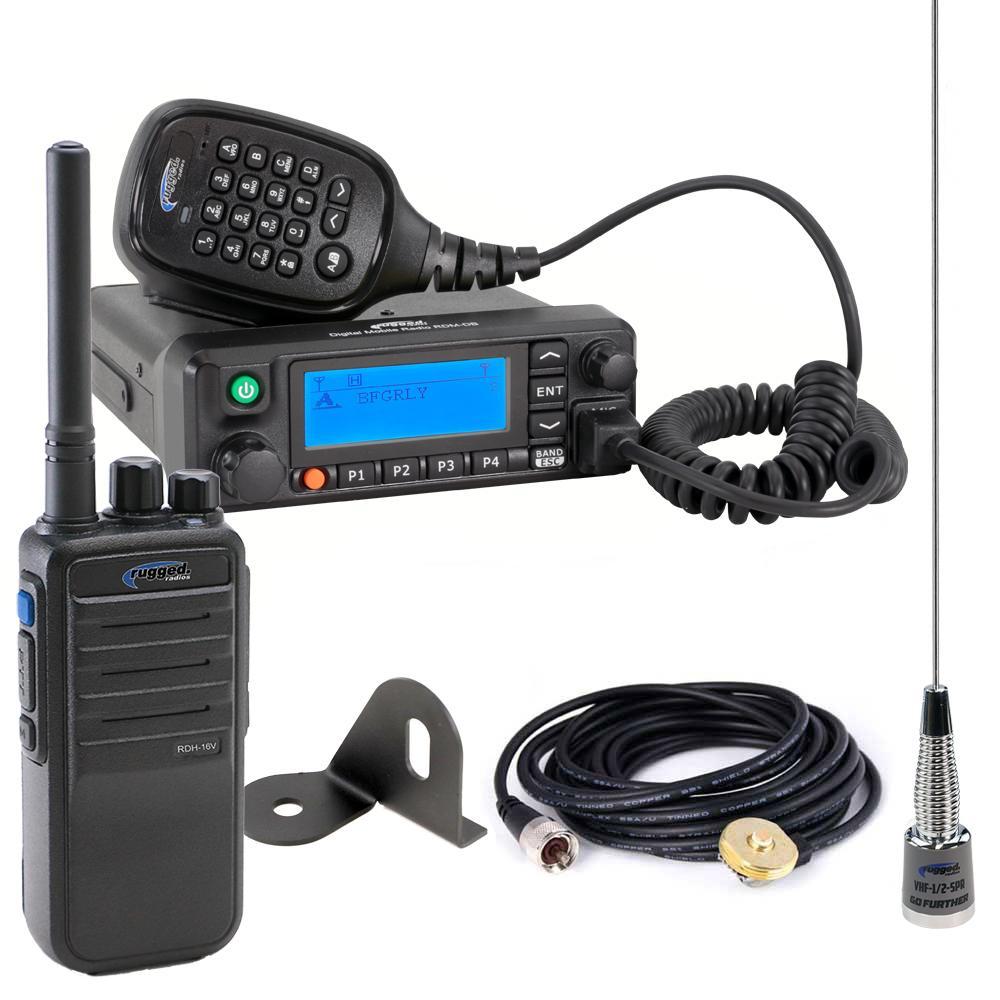 Rugged Radio Products Radio Kit Jeep RDH Digital UHF RGRJEEP-KIT-RDM-U