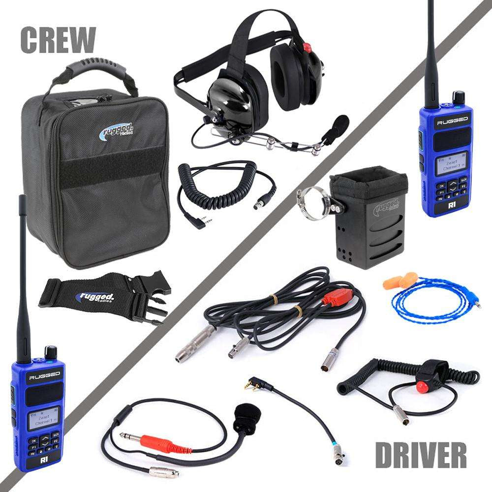 Rugged Radio Products Radio System Complete Team NASCAR R1 UHF/VHF RGRNASCAR-R1