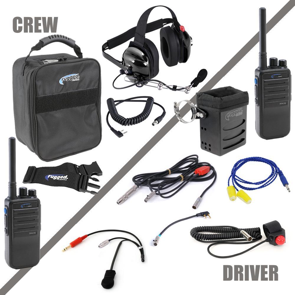 Rugged Radio Products Radio System Complete Team NASCAR 3C Digital RGRNASCAR-RDH-U