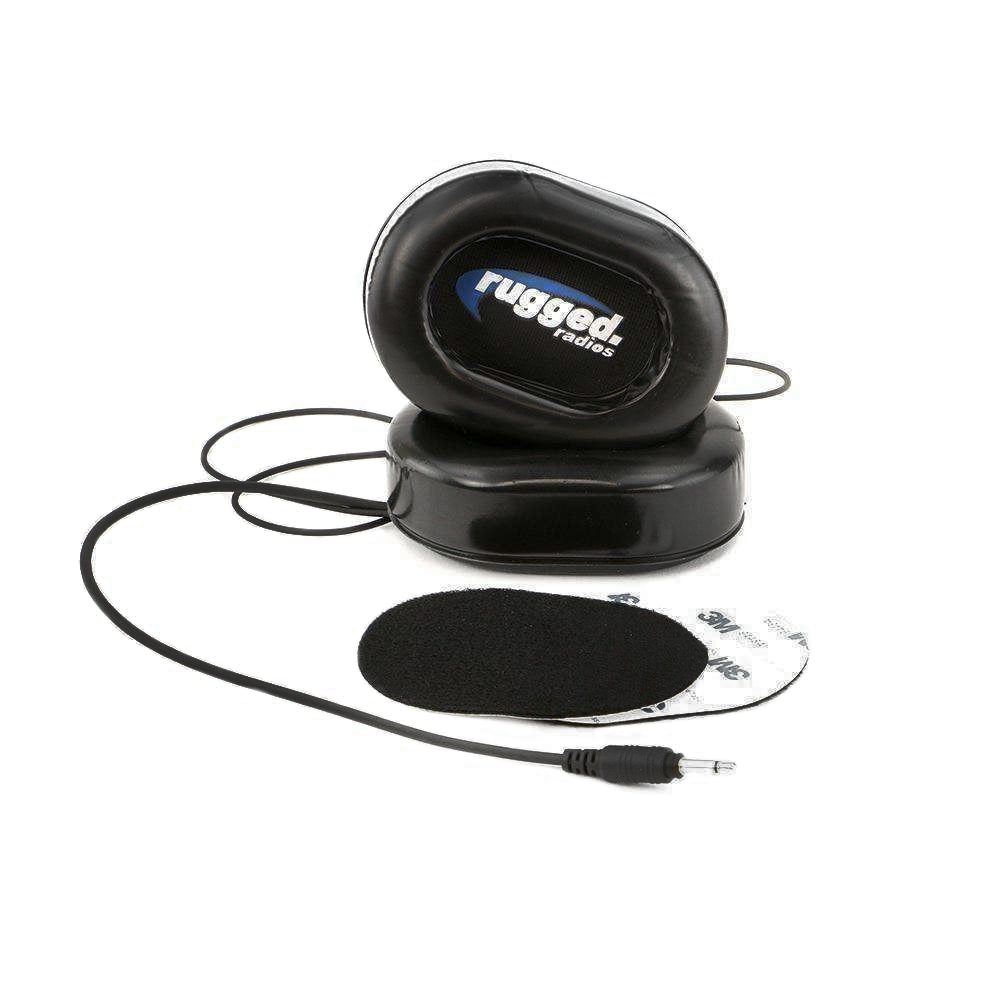 Rugged Radio Products Speaker Kit Helmet Ear Cups 3.5mm Cord RGRPRO-POD