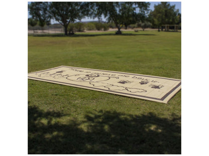 Mings Mark RV Home Mat Brown/Beige 8'X18'