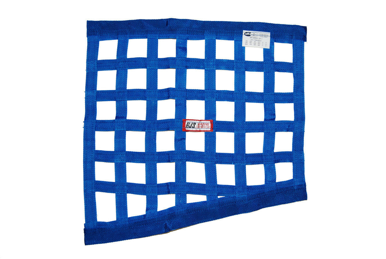 RJS Racing Equipment Blue Angled Window Net RJS10000103