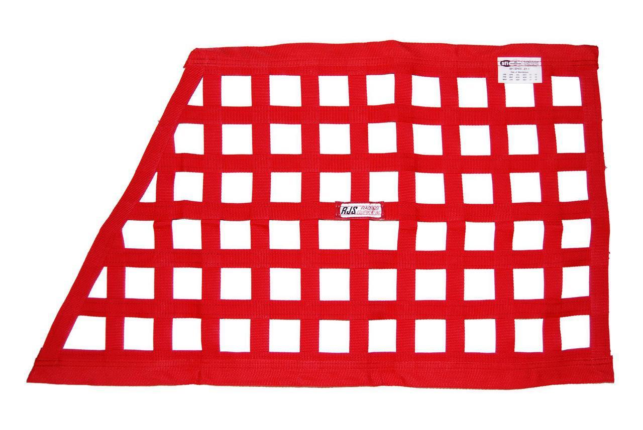 RJS Racing Equipment Red Gn Window Net RJS10000204