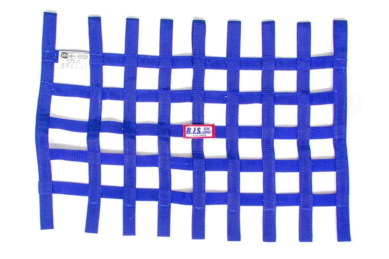 RJS Racing Equipment Blue Ribbon Window Net 18x24 RJS10000403