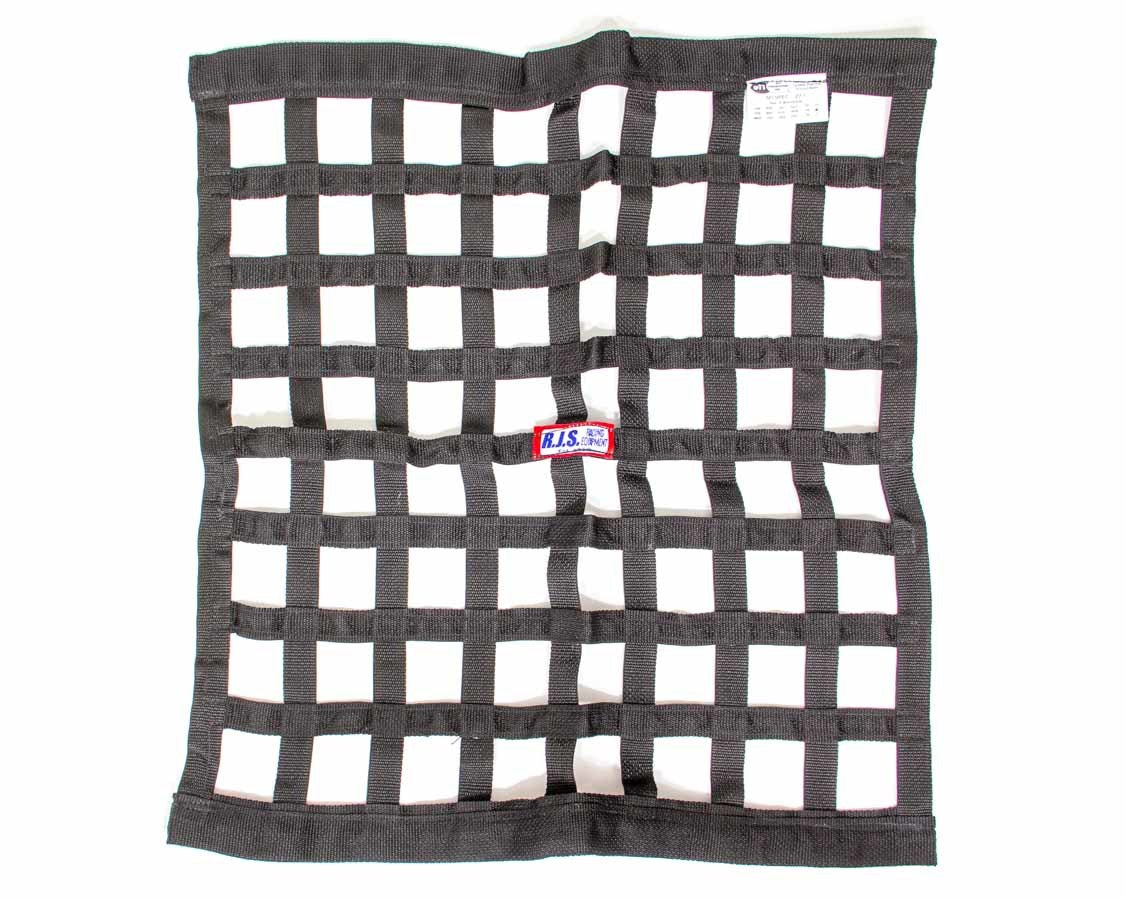 RJS Racing Equipment Ribbon Window Net 24x24 Black SFI RJS10000601