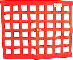 RJS Racing Equipment Ribbon Window Net 24x24 Red SFI RJS10000604