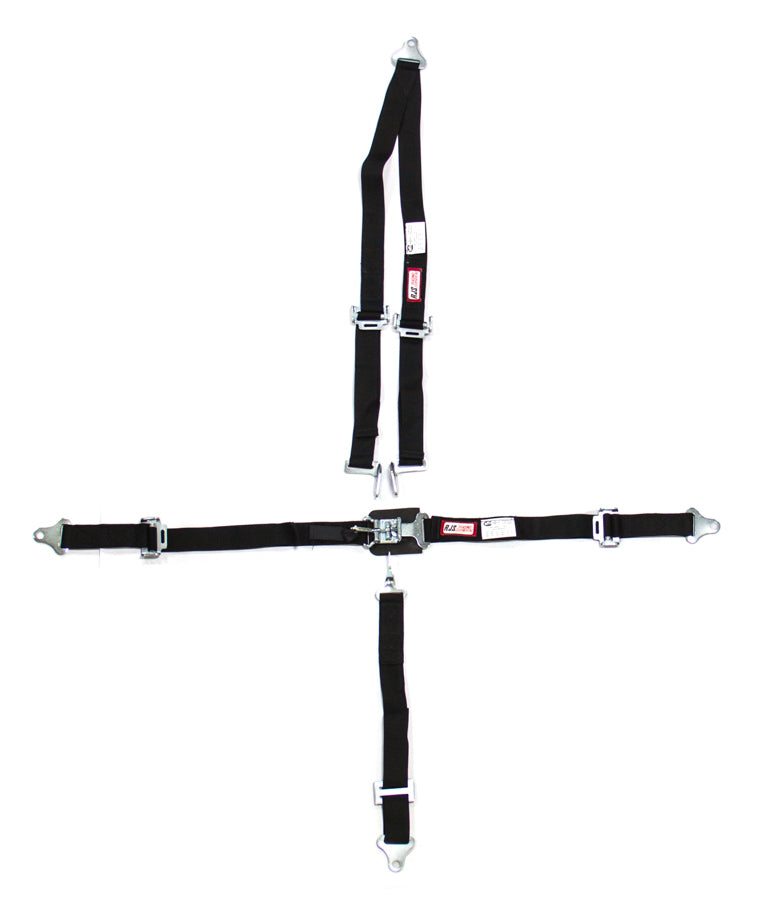 RJS Racing Equipment 2in Jr Drag Harness BK RJS1004101