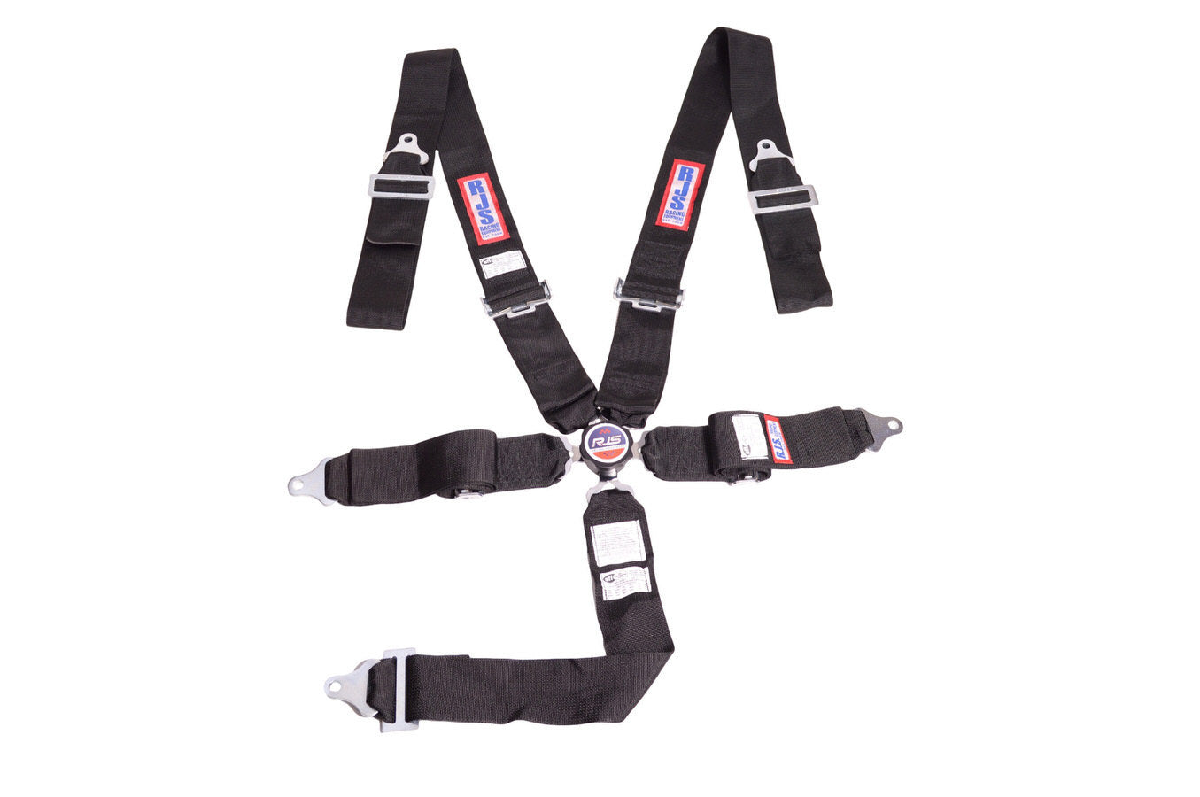 RJS Racing Equipment 5 PT Harness System Q/R Black Ind Wrap 3in Sub RJS1034901