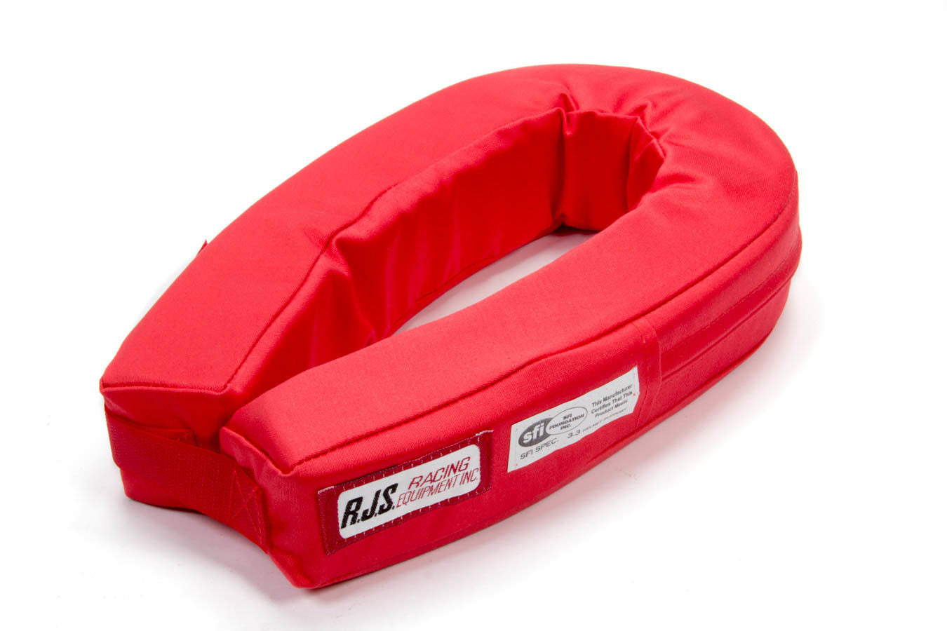 RJS Racing Equipment Neck Collar Horseshoe Red SFI RJS11000504