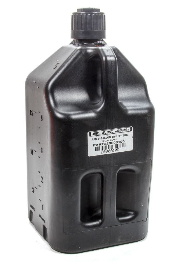 RJS Racing Equipment Utility Jug 5 Gallon Black RJS20000105