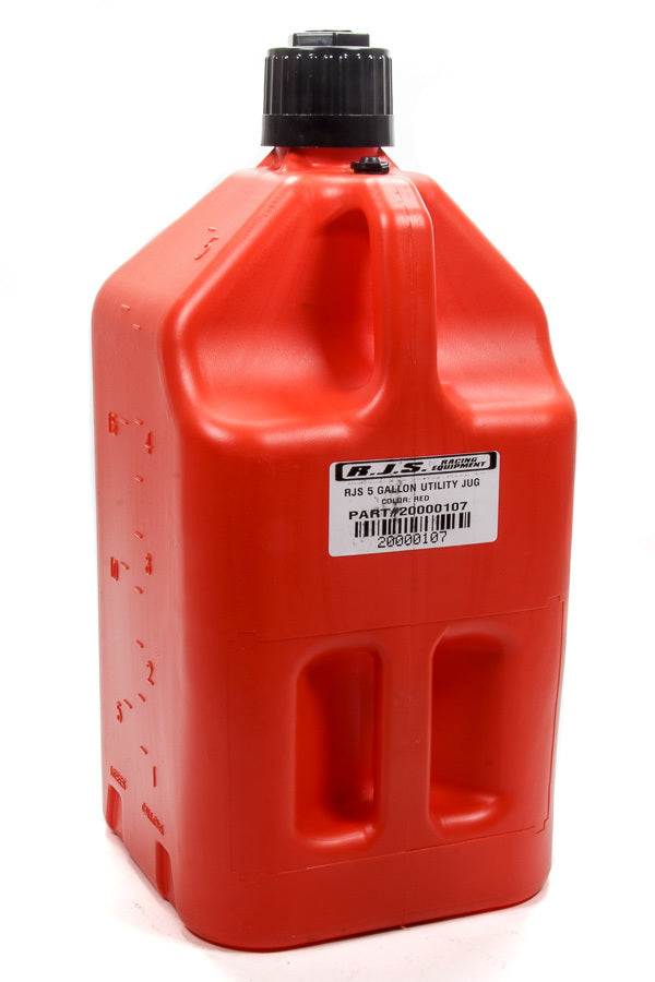 RJS Racing Equipment Utility Jug 5 Gallon Red RJS20000107