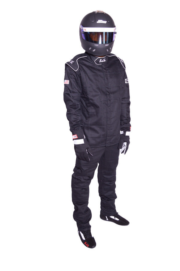 RJS Racing Equipment Pants Black Small SFI-1 FR Cotton RJS200410103