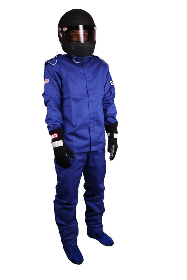 RJS Racing Equipment Pants Blue Small SFI-1 FR Cotton RJS200410303