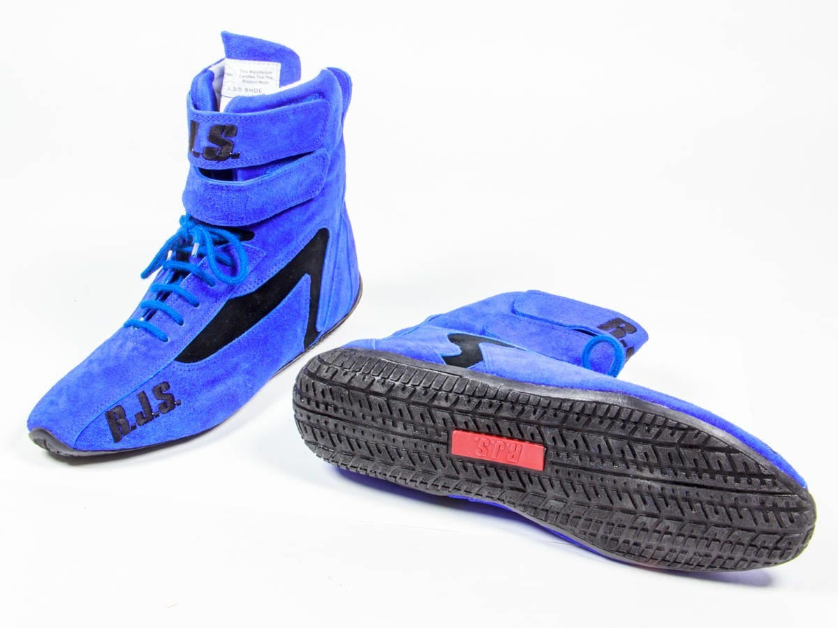 RJS Racing Equipment Redline Shoe High-Top Blue Size 10 SFI-5 RJS500010356